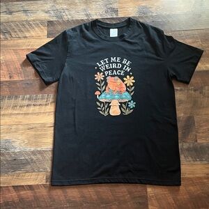 Let Me Be Weird In Peace Graphic Tee (S)